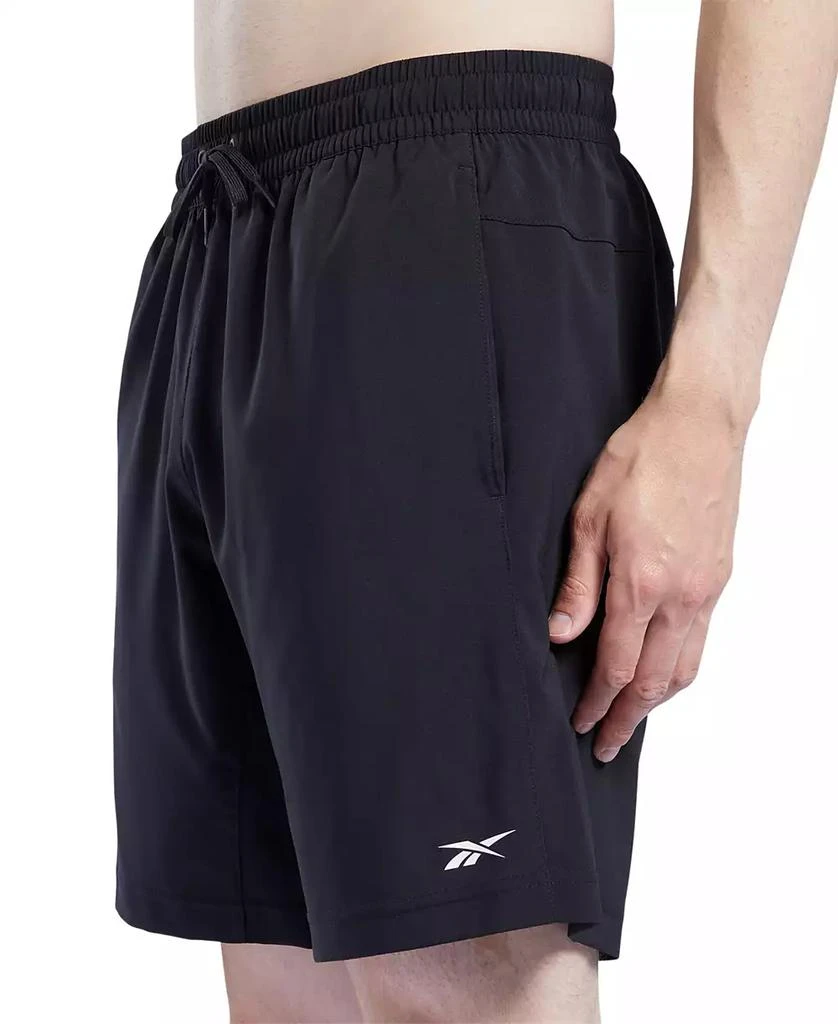 Reebok Men's Regular-Fit Moisture-Wicking 9" Woven Drawstring Shorts 3