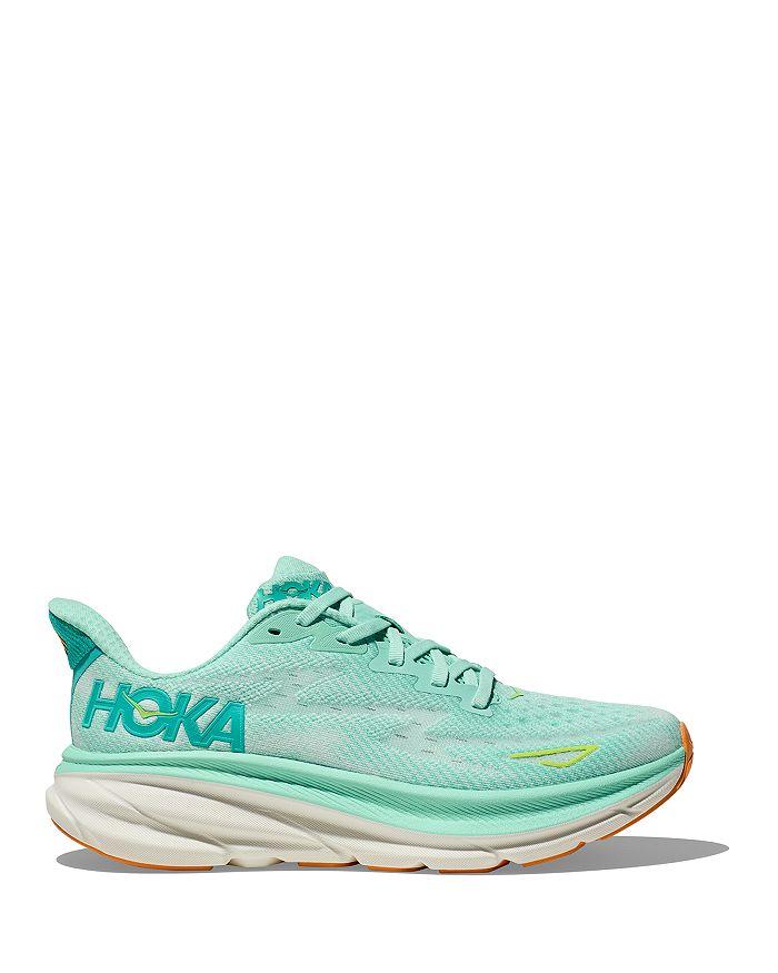 Hoka One One Women
s Clifton 9 Running Sneakers in Seafoam