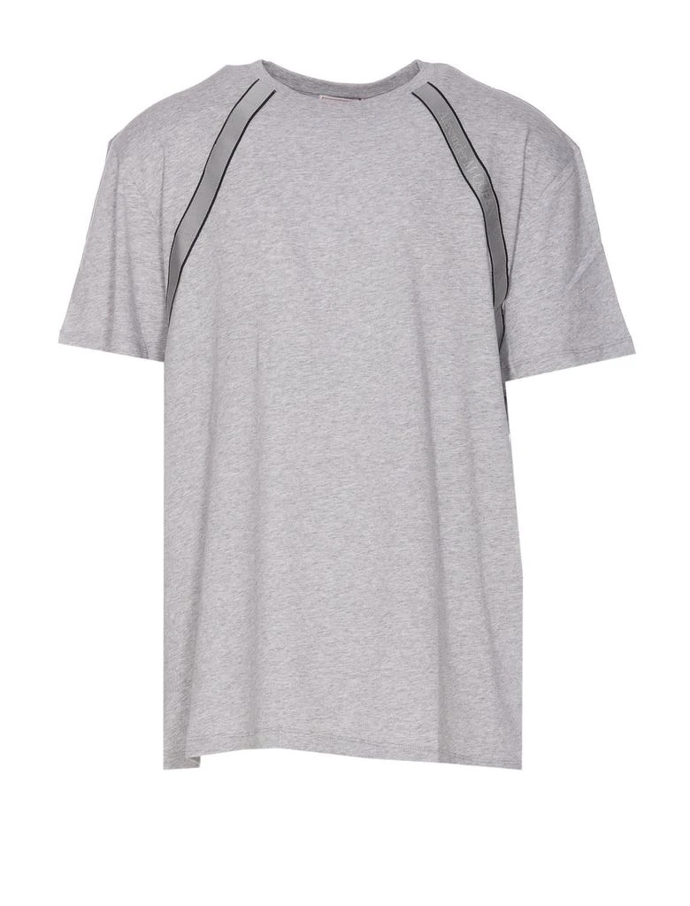 Alexander McQueen Alexander McQueen Logo Tape Crewneck T-Shirt from Cettire