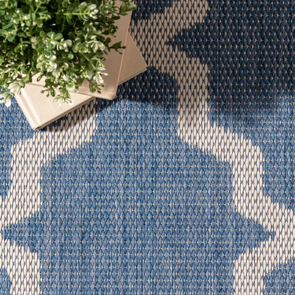 nuLOOM Machine Made Gina Outdoor Moroccan Trellis Area Rug 6
