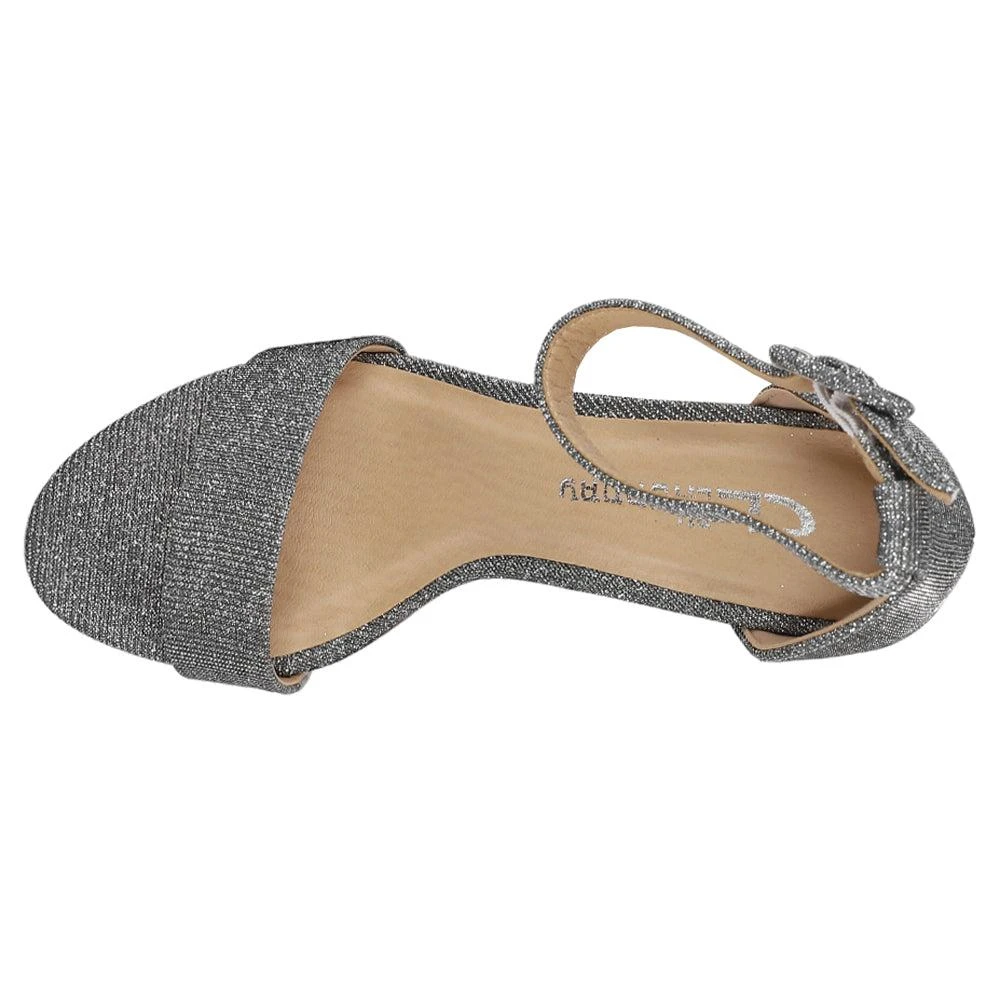 CL By Laundry Jody Shimmer Block Heel Sandals 4