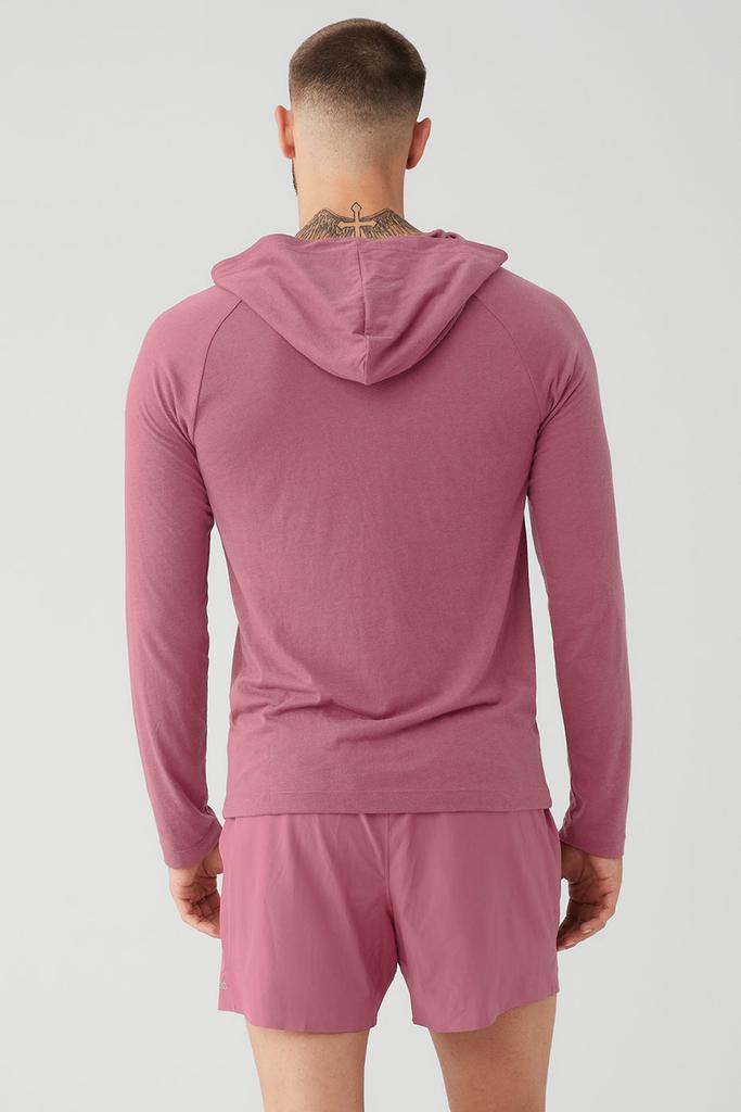 Alo Yoga Core Hooded Runner - Mars Clay