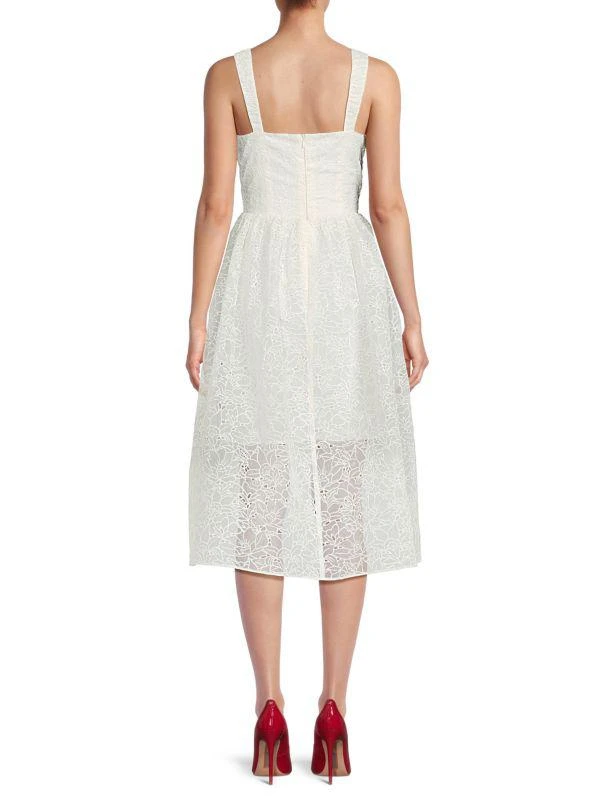 French Connection Sweetheart Lace Midi Dress 2