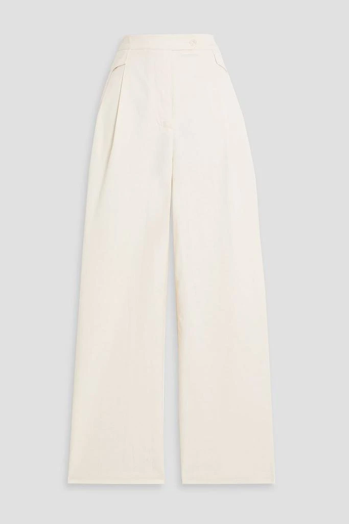 Solid & Striped The Tori cotton-twill wide-leg pants 1