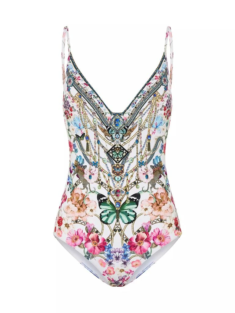 Camilla Wired V-Neck One-Piece Swimsuit 1