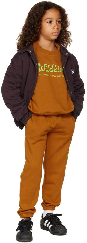 Wildkind Kids Brown Geoff Lounge Pants 4