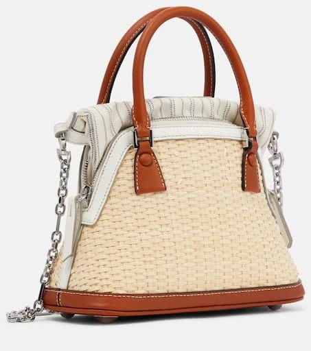 MAISON MARGIELA 5AC Mini raffia tote 4
