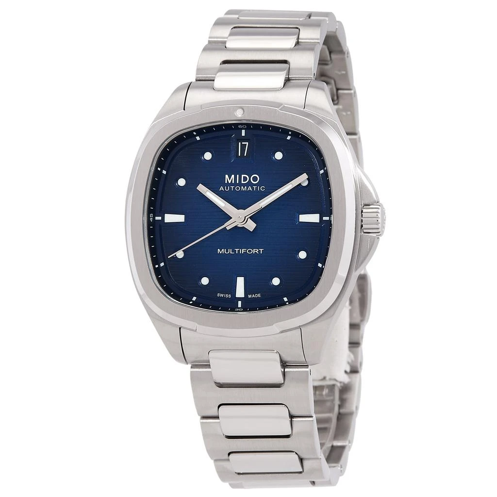 MIDO Open Box - Mido Multifort TV Automatic Blue Dial Watch M0493071104100