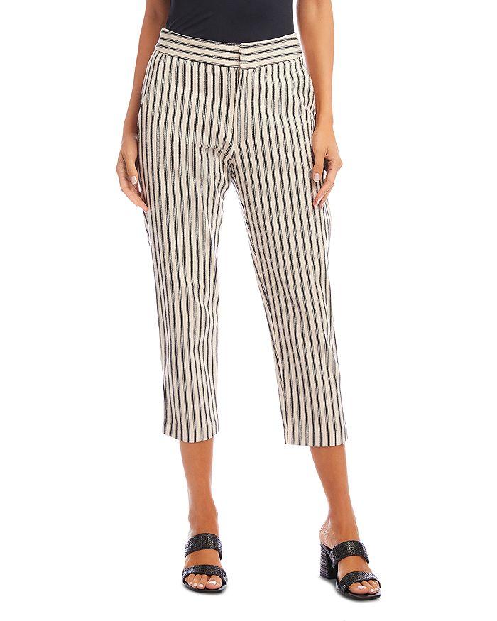 Karen Kane Striped Cropped Pants