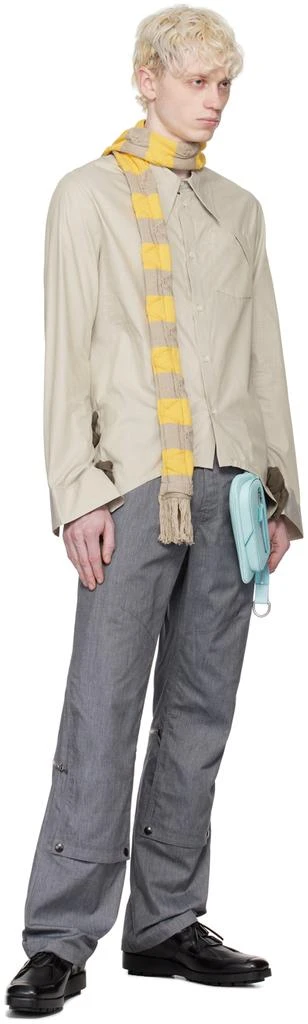 Kiko Kostadinov Gray Tonino Trousers IT-44-WAIST-US-28 - Trousers  