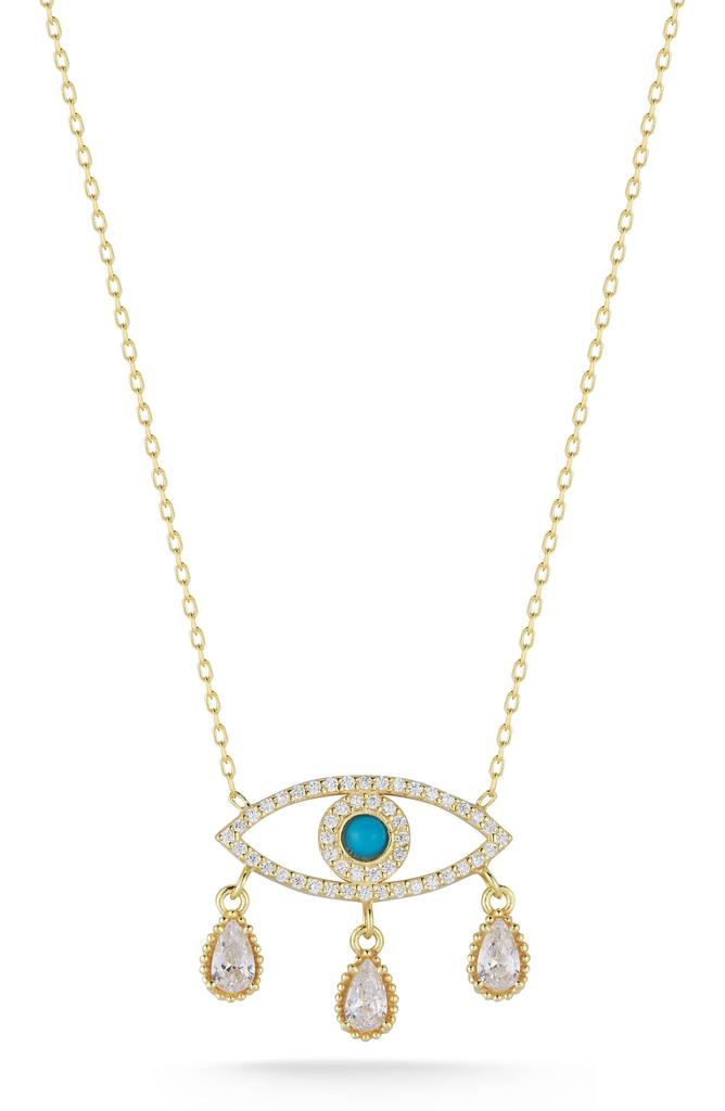 Sphera Milano Evil Eye Pendant Necklace