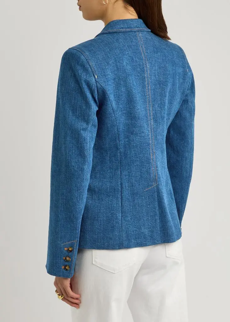 Paige Candace stretch-denim blazer 3