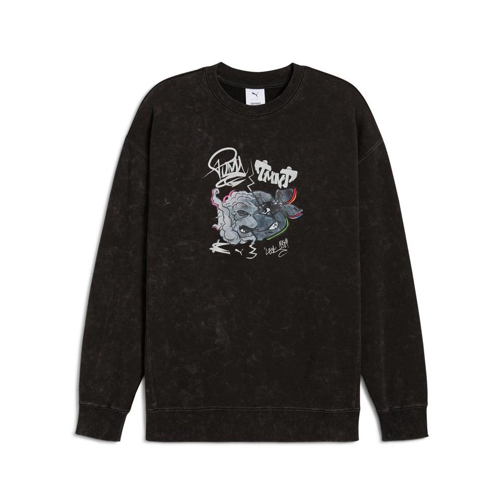Puma TMNT Relaxed Graphic Crew Neck Sweatshirt 1