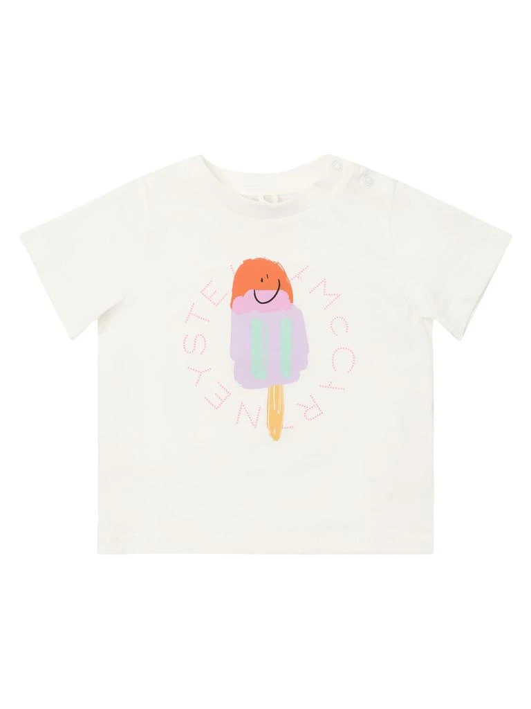 Stella McCartney Ice Cream Print Cotton Jersey T-shirt 1