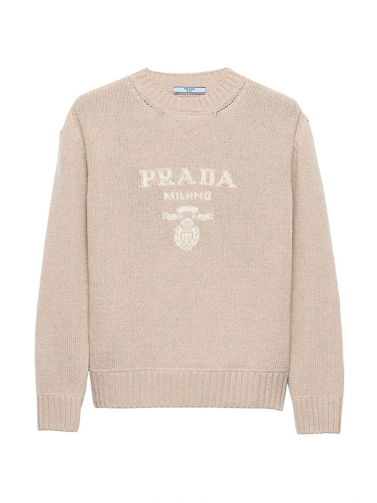 Prada Cashmere and Wool Crew-Neck Sweater 1