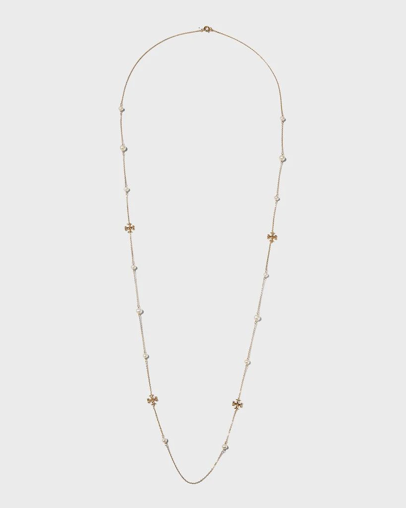 Tory Burch Long Moondance Pearl Necklace