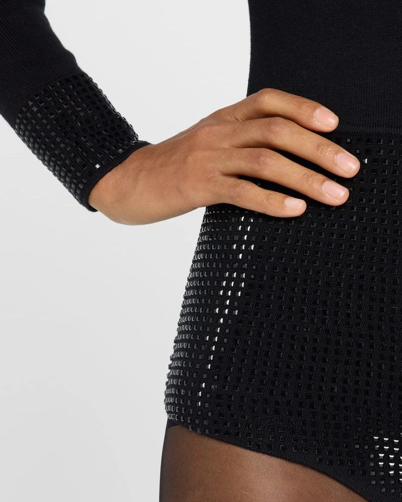 retrofête Bethanie Rhinestone Turtleneck Romper 6