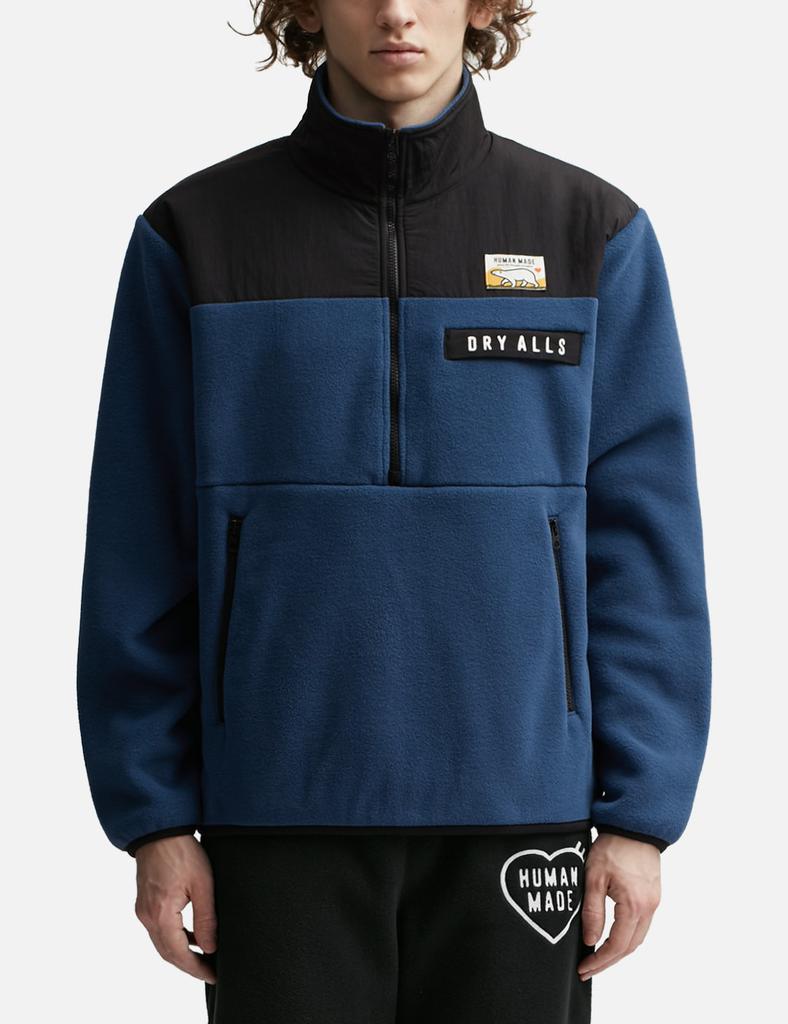 Human Made Fleece Half-Zip Jacket - BeyondStyle Human Made Fleece Half-Zip Jacket - BeyondStyle