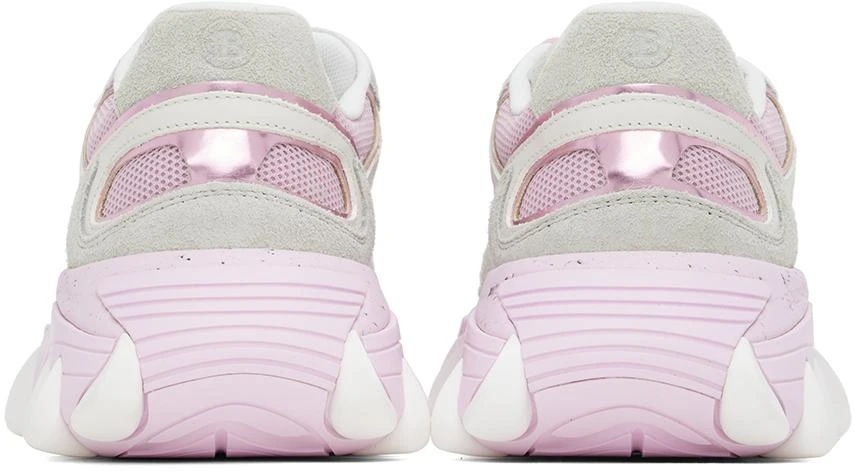 Balmain Off-White 
Pink B-East Sneakers 2