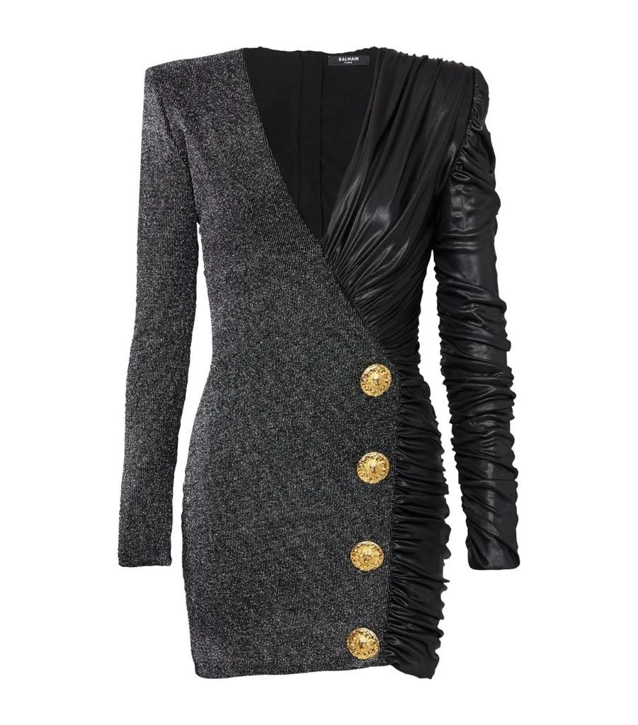 Balmain Two-Tone Blazer Dress 1