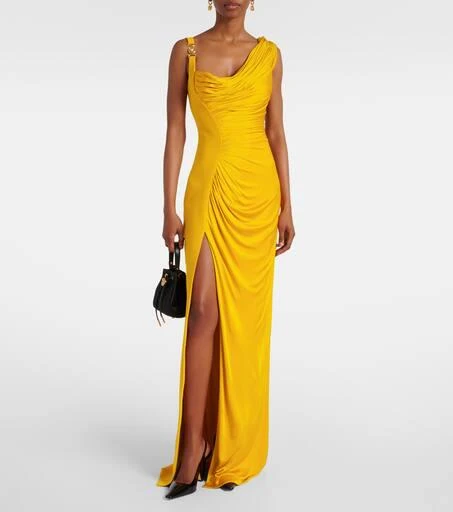 Versace Medusa 
95 pleated gown 2