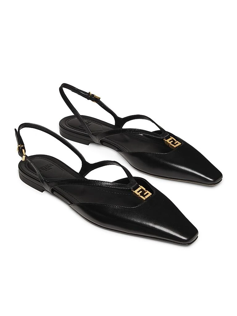 Fendi FFold Slingback Flats 2