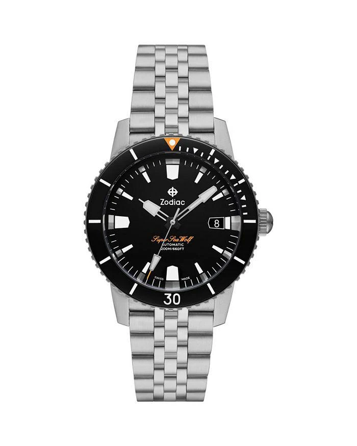 ZODIAC Compression Diver Automatic Stainless Steel Watch, 40mm 1