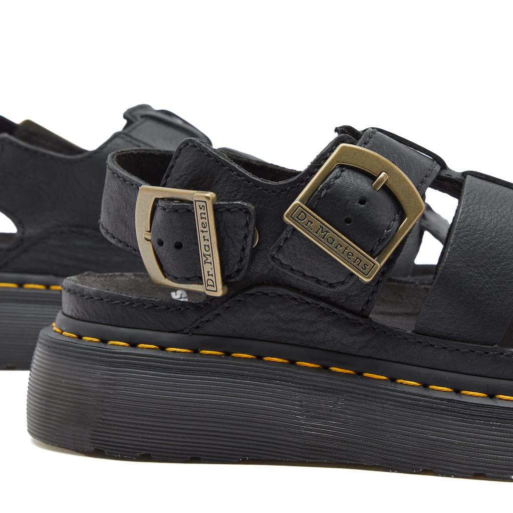 Dr Martens★ARCHIVE FISHERMAN SUEDE SANDALS★兼用★BLACK Archive fisherman suede sandals in Black | Dr. Martens