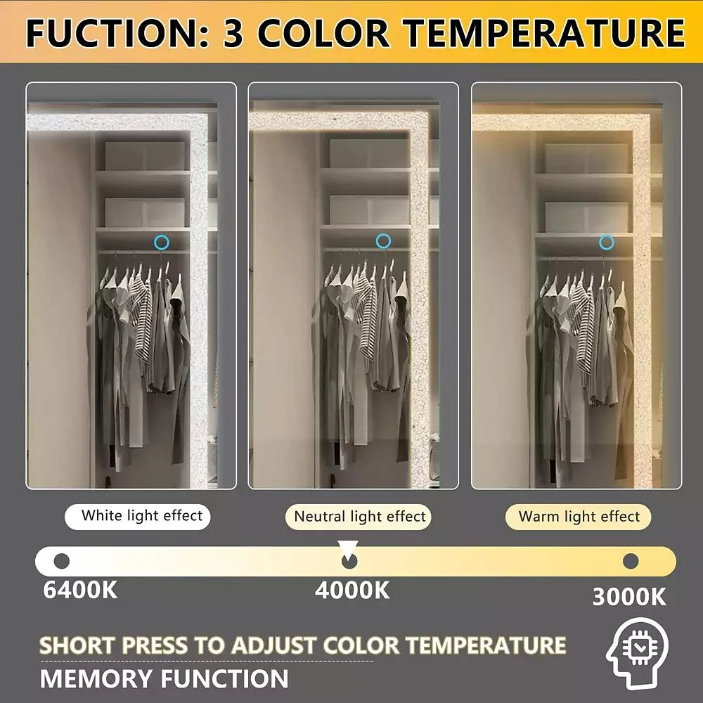 Streamdale Furniture LED Mirror Lamp With Lights 5