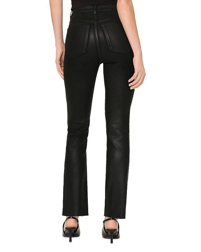 DL1961 Halle Instasculpt High Rise Straight Leg Jeans in Black Coat 3