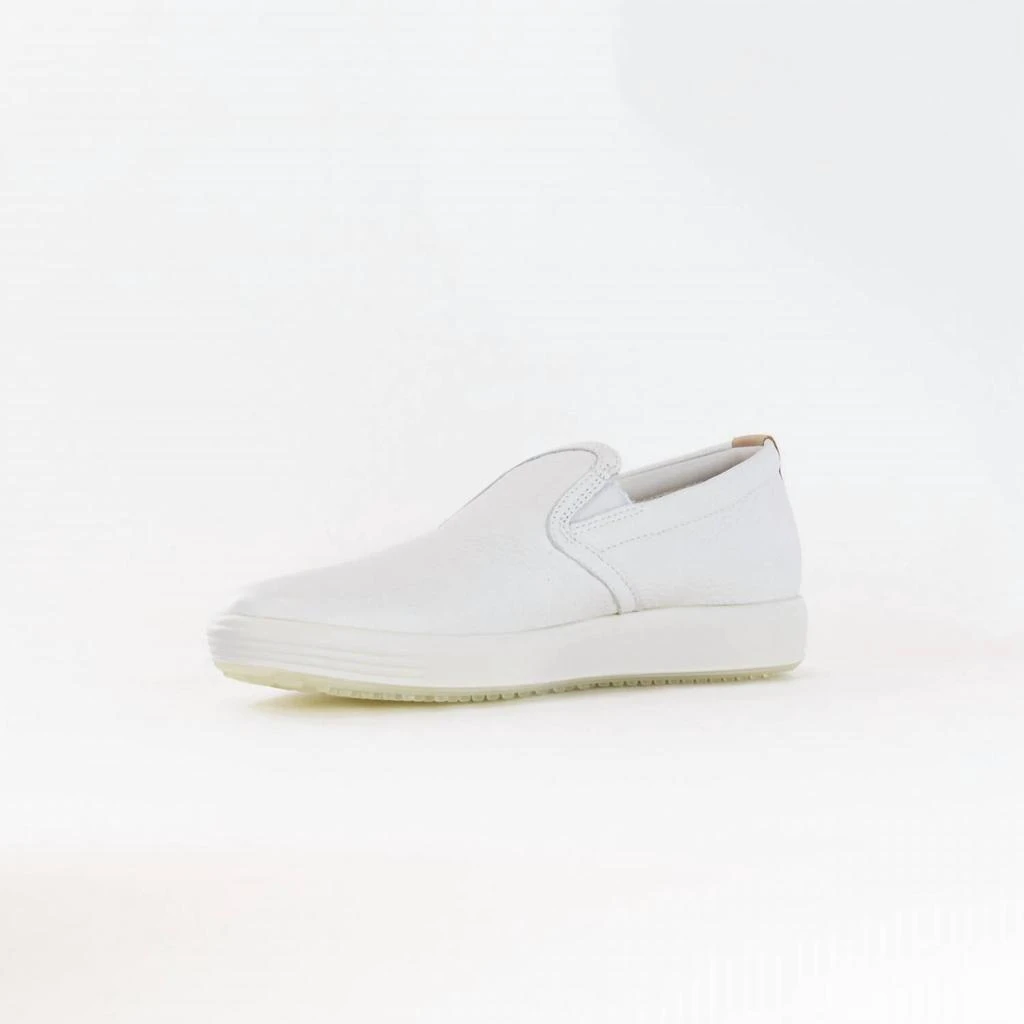 ECCO Women's Soft 7 Casual Slip On Sneakers In White/powder 4
