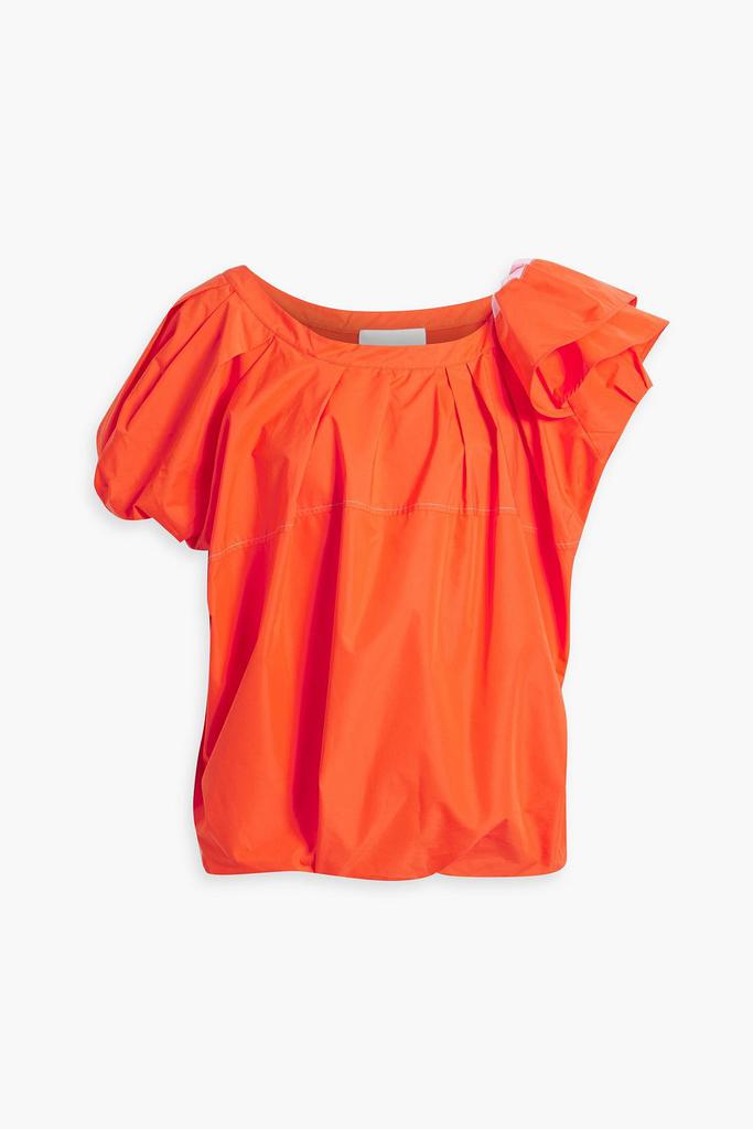 3.1 Phillip Lim Ruffled cotton-blend poplin top