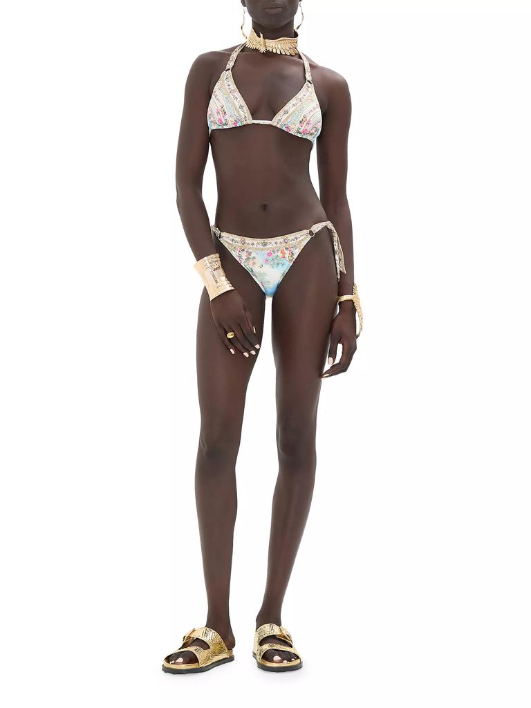 Camilla Floral-Print Side-Tie Bikini