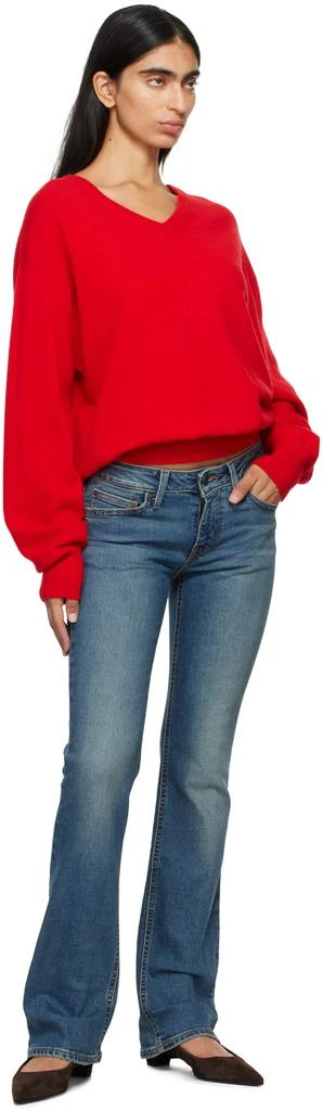 Levi's Blue Superlow Bootcut Jeans 4