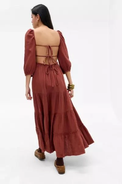 Urban Outfitters Kimchi Blue Violetta Maxi Dress 5