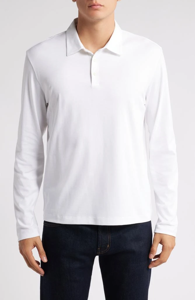 Theory Long Sleeve Cotton Polo 1