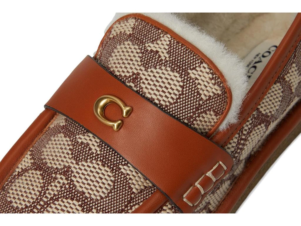 Coach Forest Signature Textile Jacquard Slipper 6