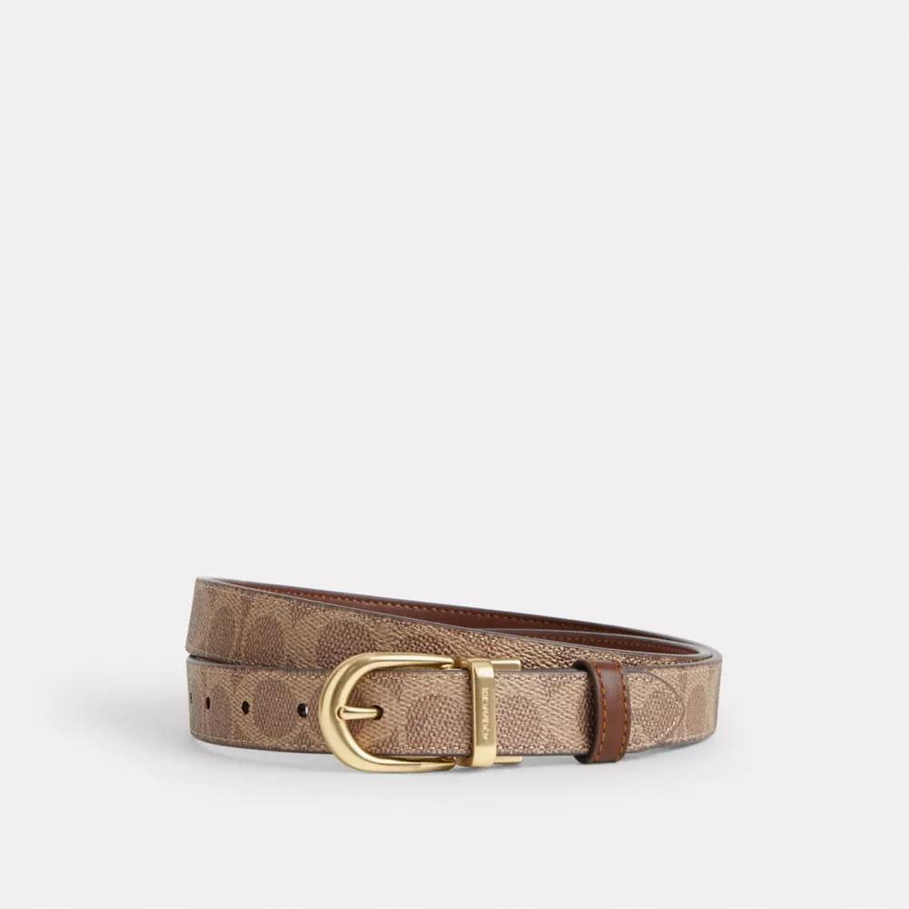 Coach Harness Buckle Cut To Size Reversible Belt, 25 Mm
