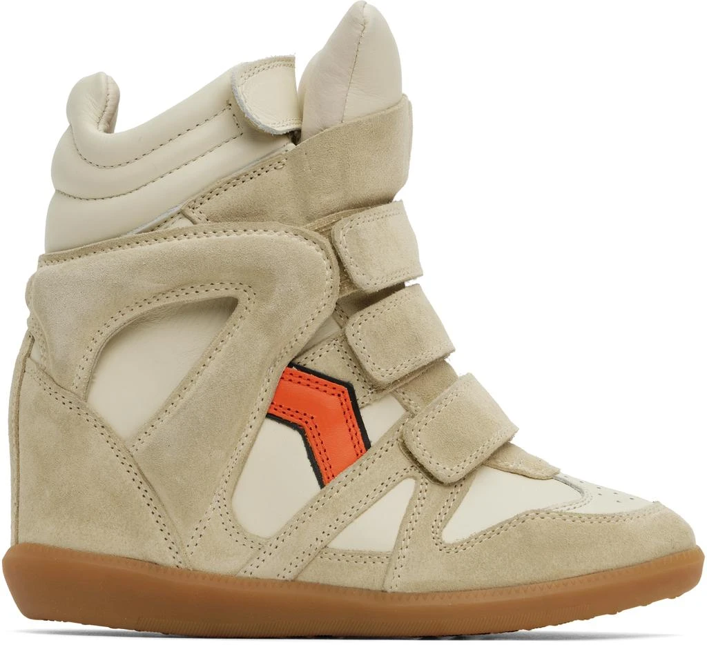 Isabel Marant Beige Bekett Sneakers 1