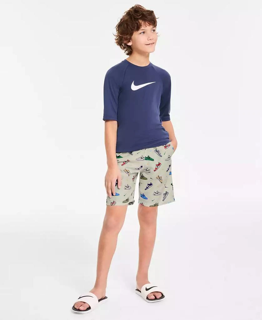NIKE Big Boys 7" Multi Sneaker Volley Swim Shorts 7