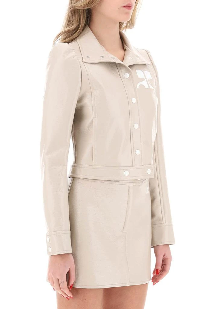 Courrèges Re-edition Vinyl Effect Jacket 2