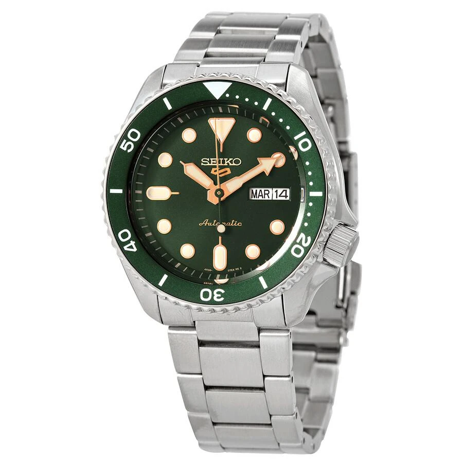 Seiko 5Sports Automatic Green Dial Men
s Watch SRPD63K1