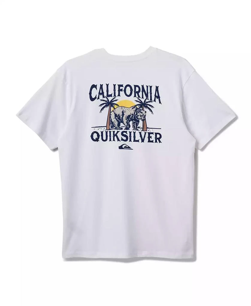 Quiksilver Men's California Bear Set Short Sleeve T-Shirt 6