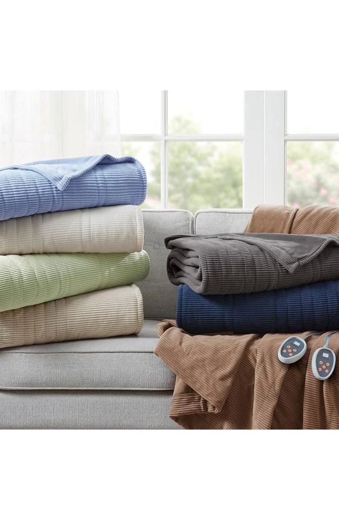 BEAUTYREST Electric Micro Fleece Heated Blanket with Secure Comfort Technology 6