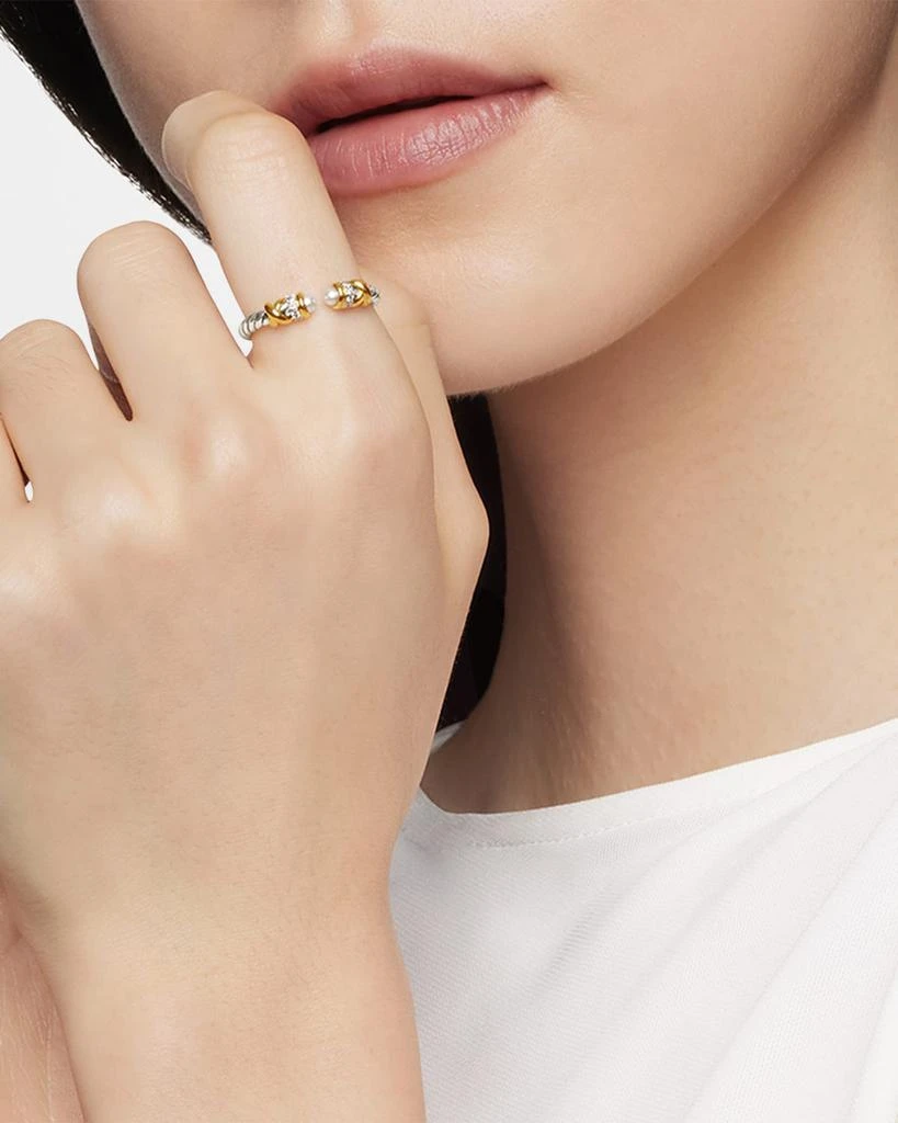 David Yurman 2.5mm Petite Helena Open Band Ring in Silver 2