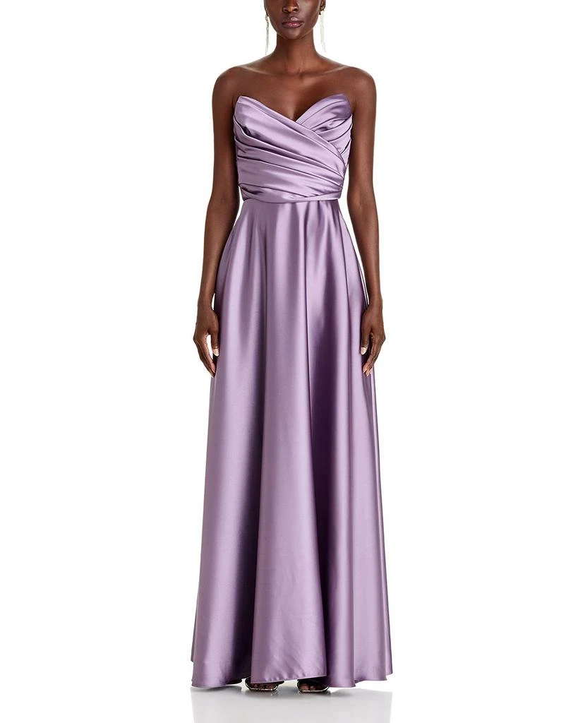 Amsale Strapless Gown 7