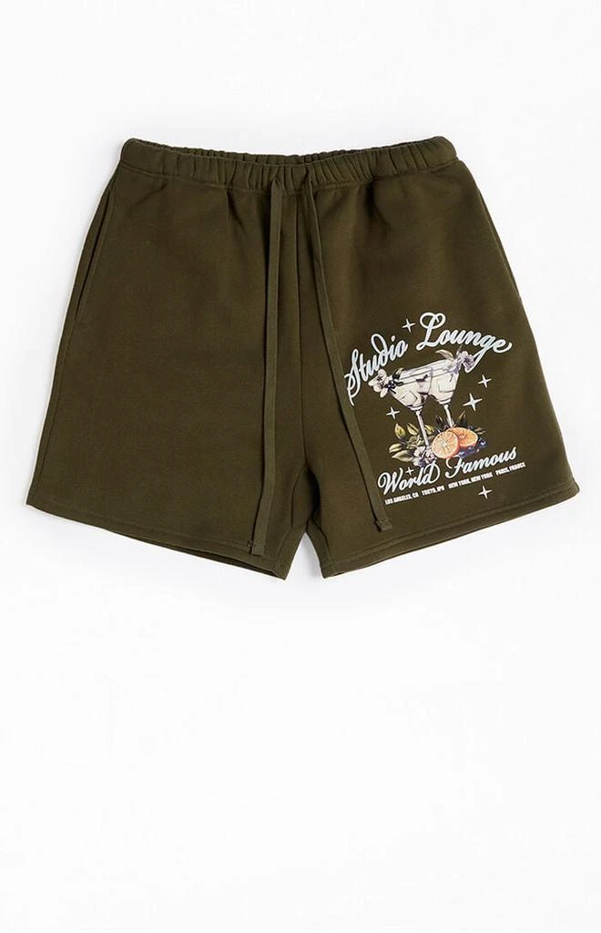 PacSun Studio Lounge Fleece Sweat Shorts 1