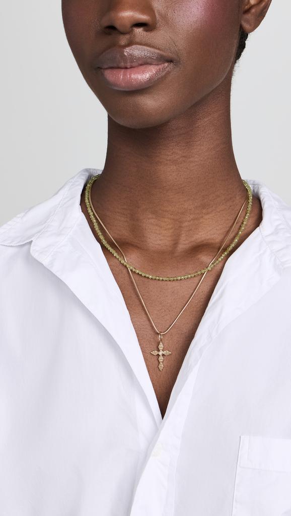 Jia Jia August Peridot Beaded Necklace