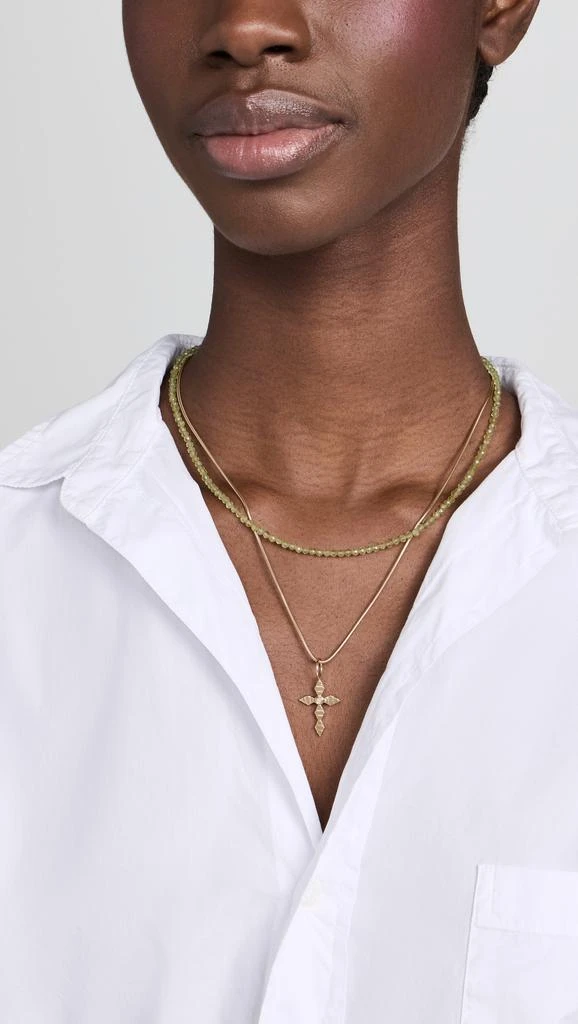 Jia Jia August Peridot Beaded Necklace 2
