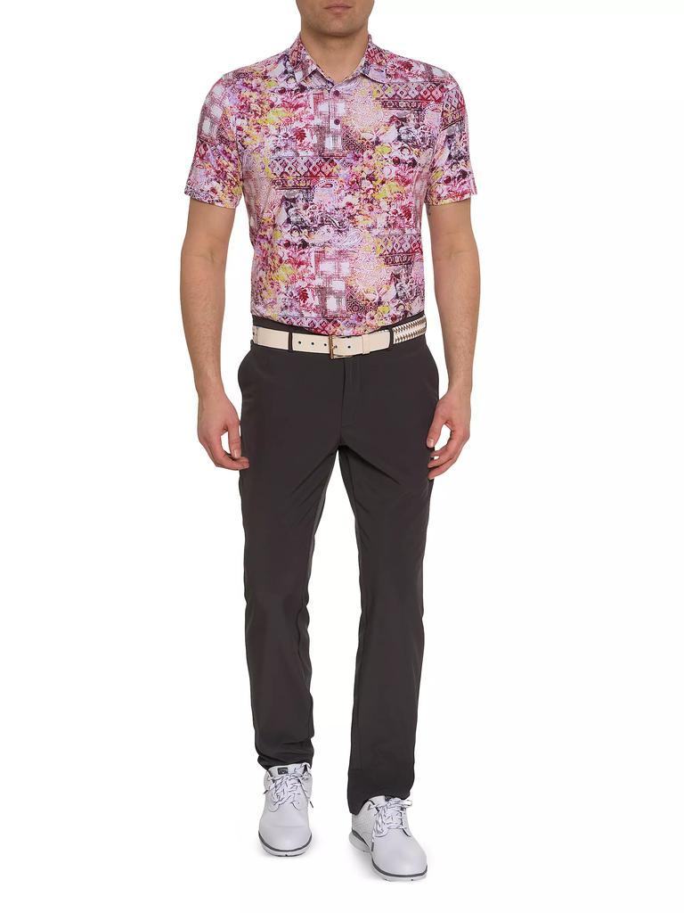 Robert Graham Geneva Printed Short-Sleeve Polo